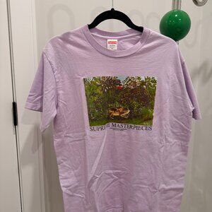 Supreme Masterpiece T-shirt Purple Size M
